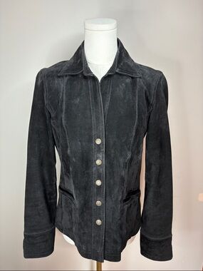 Live a Little vintage suede leather jacket